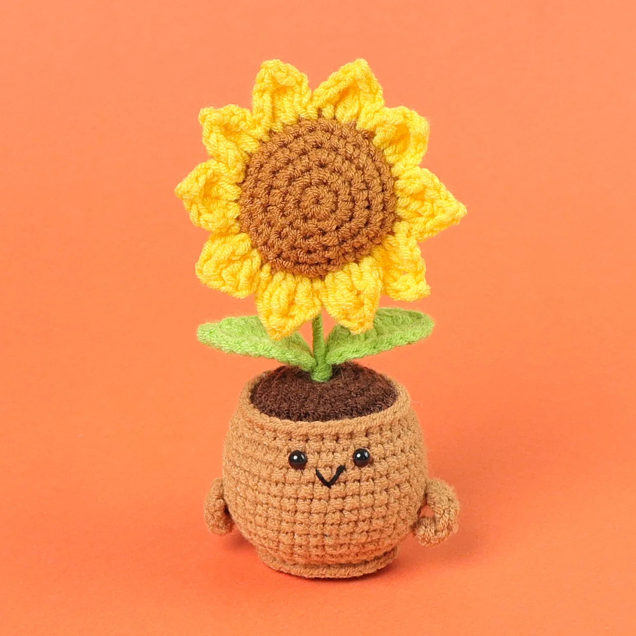 You Did It Crochet Potted Flower